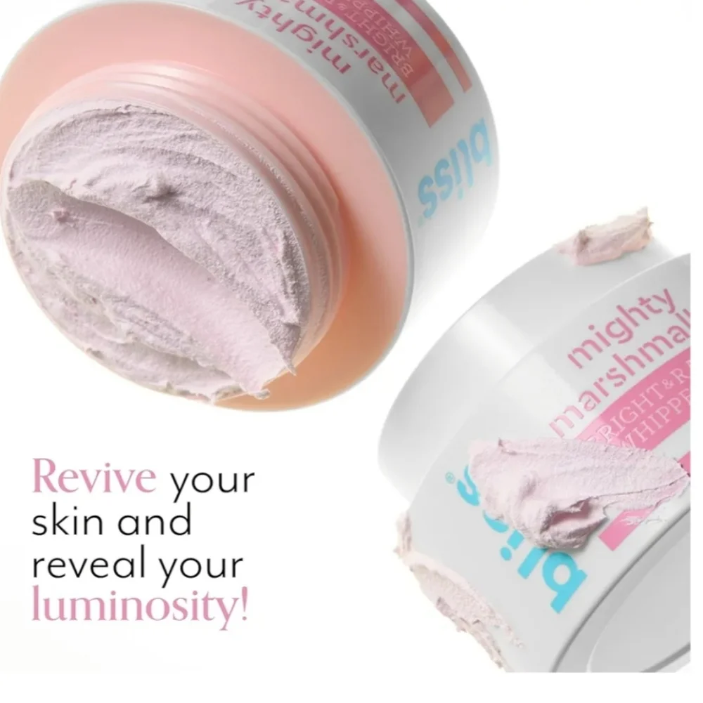 Bliss Mighty Marshmallow Bright & Radiant Whipped Mask, 50ml (1.7oz), NWOB
